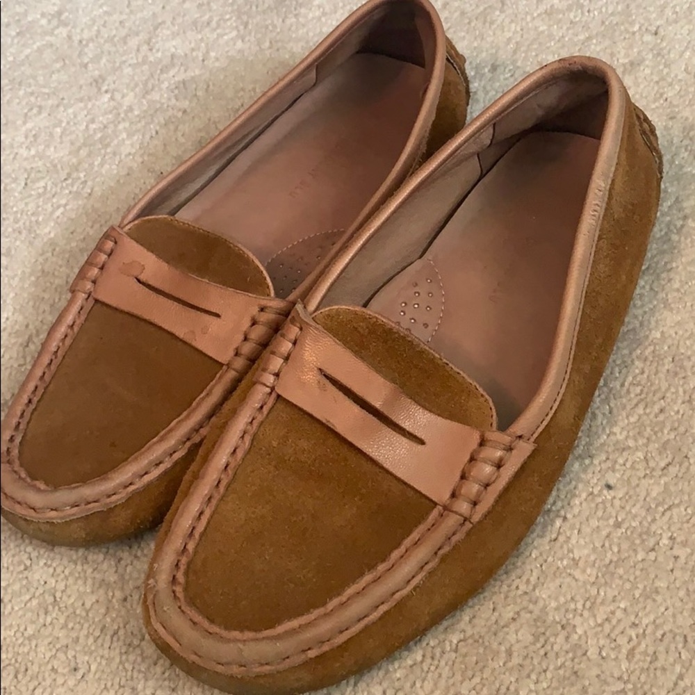Chocolat Blu brown driving loafers - size 8